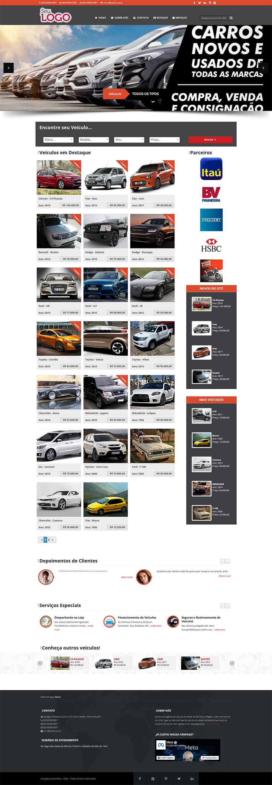 Agência na Web - Agencia de Carros - WebCarros